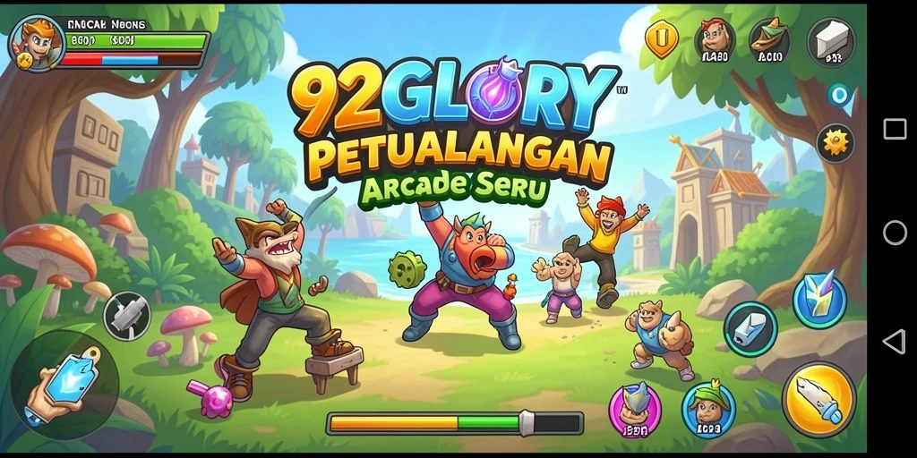 Tangkapan layar dari gameplay seru 92GLORY yang penuh aksi.
