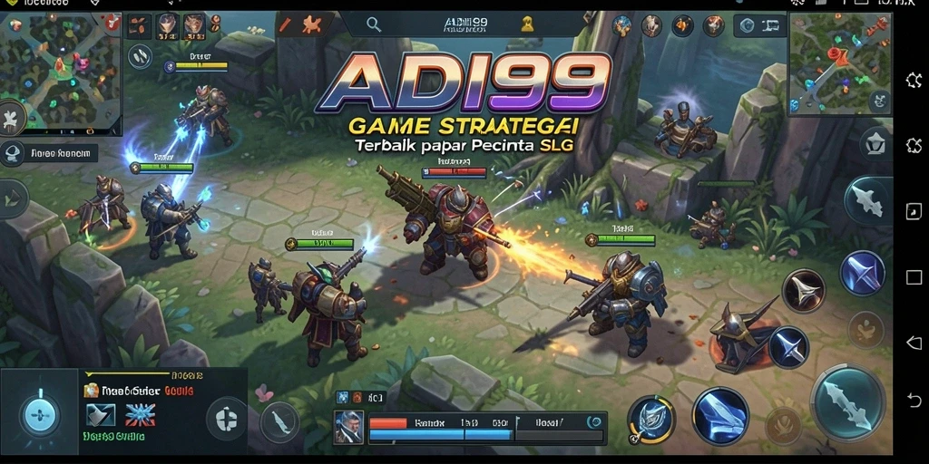 Tampilkan gameplay epik dalam ADI99 dengan pertempuran strategis.