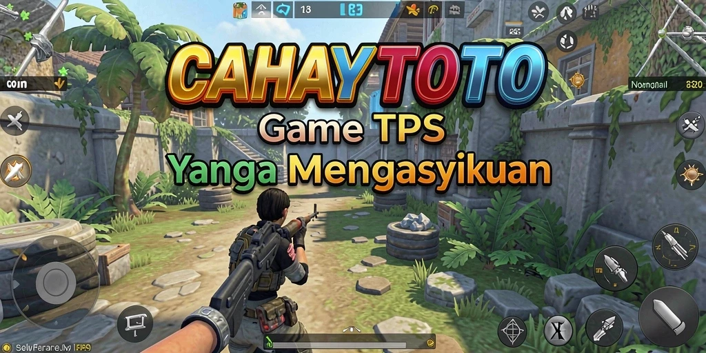 Screenshot menampilkan aksi seru dalam gameplay TPS CAHAYATOTO.