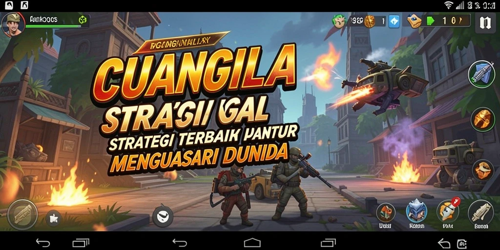 Tampilan gameplay CUANGILA yang penuh strategi dan aksi.