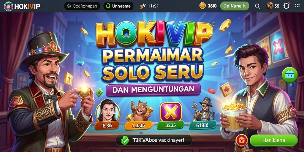 Gameplay HOKIVIP yang menarik dengan grafik slot yang memukau.