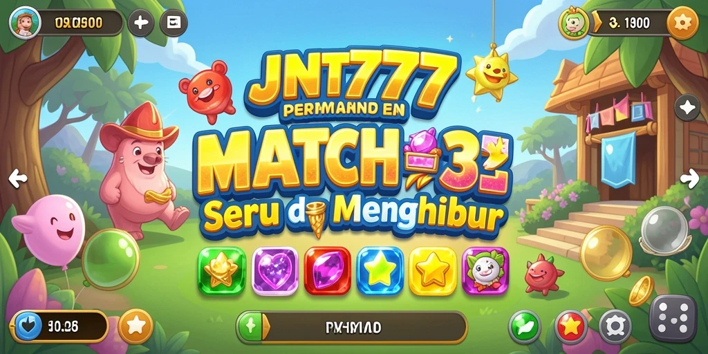 Tampilan menarik dari gameplay JNT777 yang penuh warna.
