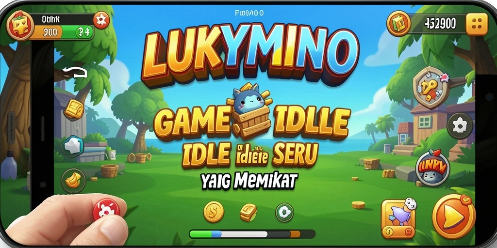 Tampilan menarik dari gameplay LUKYMINO yang mengasyikkan.