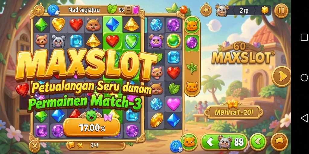 Tangkapan layar gameplay MAXSLOT yang penuh warna dan menarik.