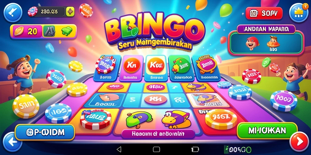 Tampilan gameplay Bingo seru di MPOID dengan interaksi pemain.