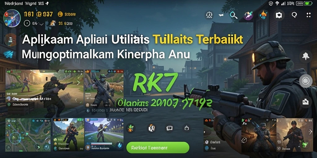 Tampilan antarmuka RK77 yang modern dan intuitif.