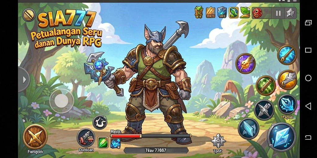 Gameplay SIA777 menampilkan pertarungan seru dalam dunia RPG.