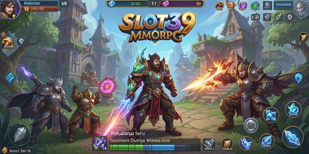 Gameplay menarik dalam petualangan MMORPG SLOT39.