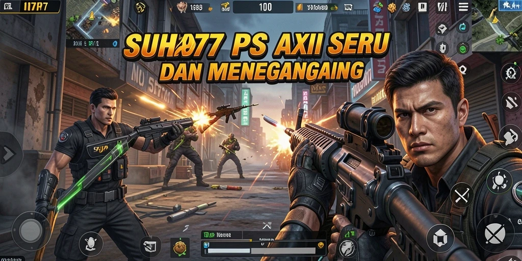 Tampilan gameplay SUHU777 yang mendebarkan dan penuh aksi dalam TPS.