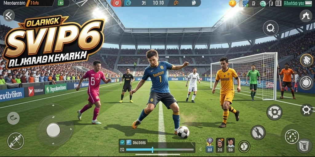 Gameplay menegangkan dalam permainan olahraga SVIP6 yang seru.