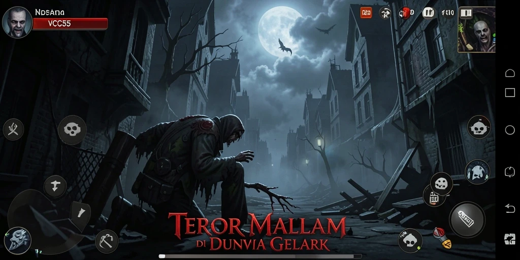 Screenshot VC55 menampilkan suasana menegangkan dalam gameplay horror.