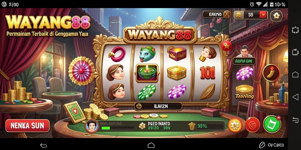 Screenshot menunjukkan gameplay yang menarik dan seru di WAYANG88.